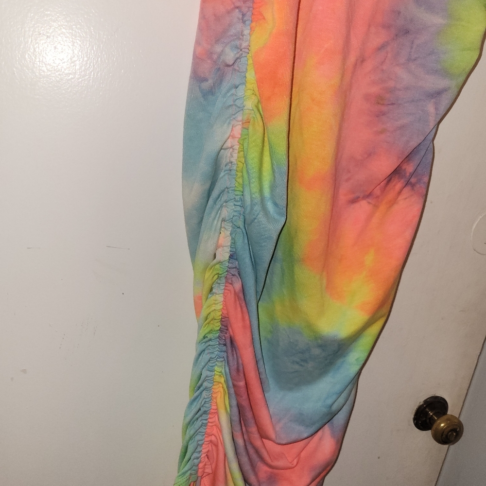 Tye-dyed Rilouched Dress - Picture 2 of 3
